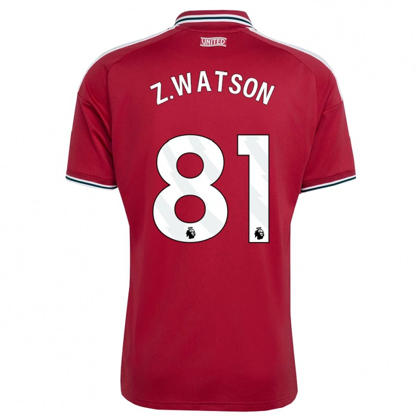 Danxen Kinder Zac Watson #81 Rot Gelb Weiß Heimtrikot Trikot 2026/27 T-Shirt Österreich