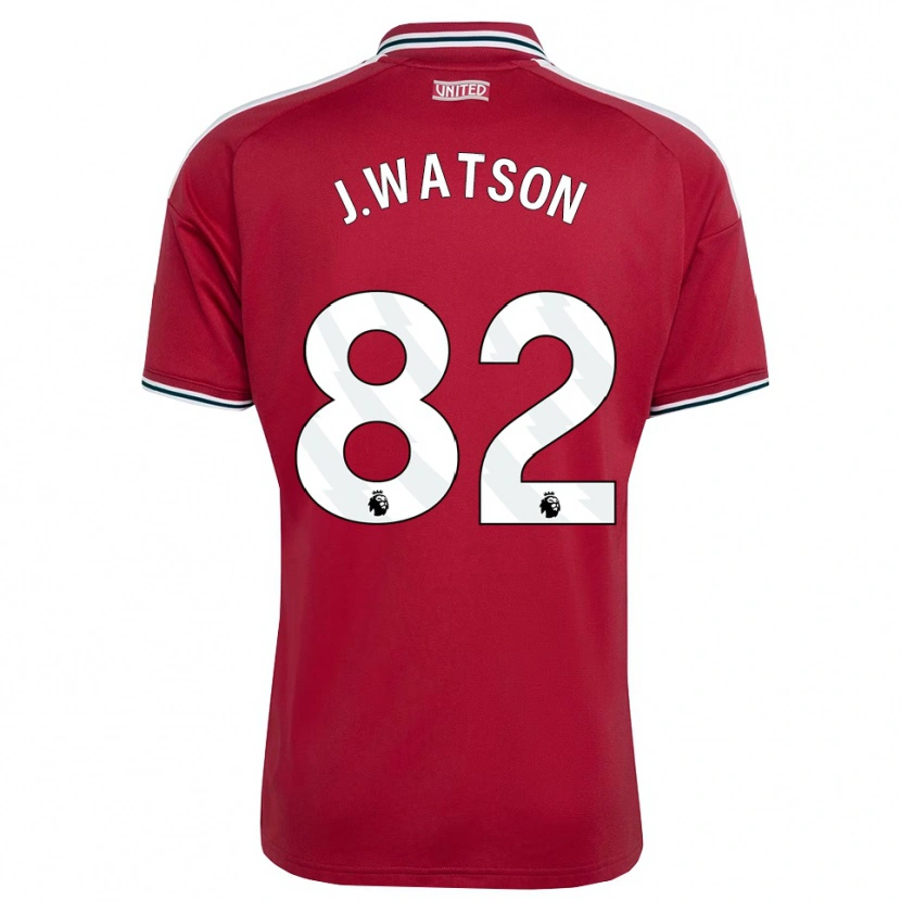 Danxen Kinder Jacob Watson #82 Rot Gelb Weiß Heimtrikot Trikot 2026/27 T-Shirt Österreich