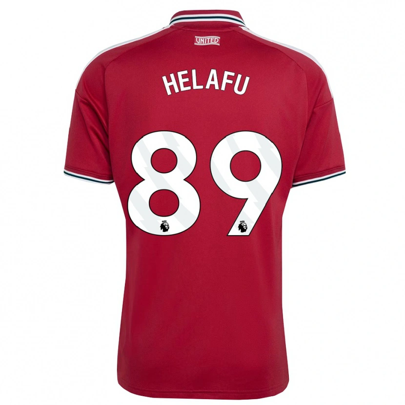 Danxen Kinder Yuel Helafu #89 Rot Gelb Weiß Heimtrikot Trikot 2026/27 T-Shirt Österreich