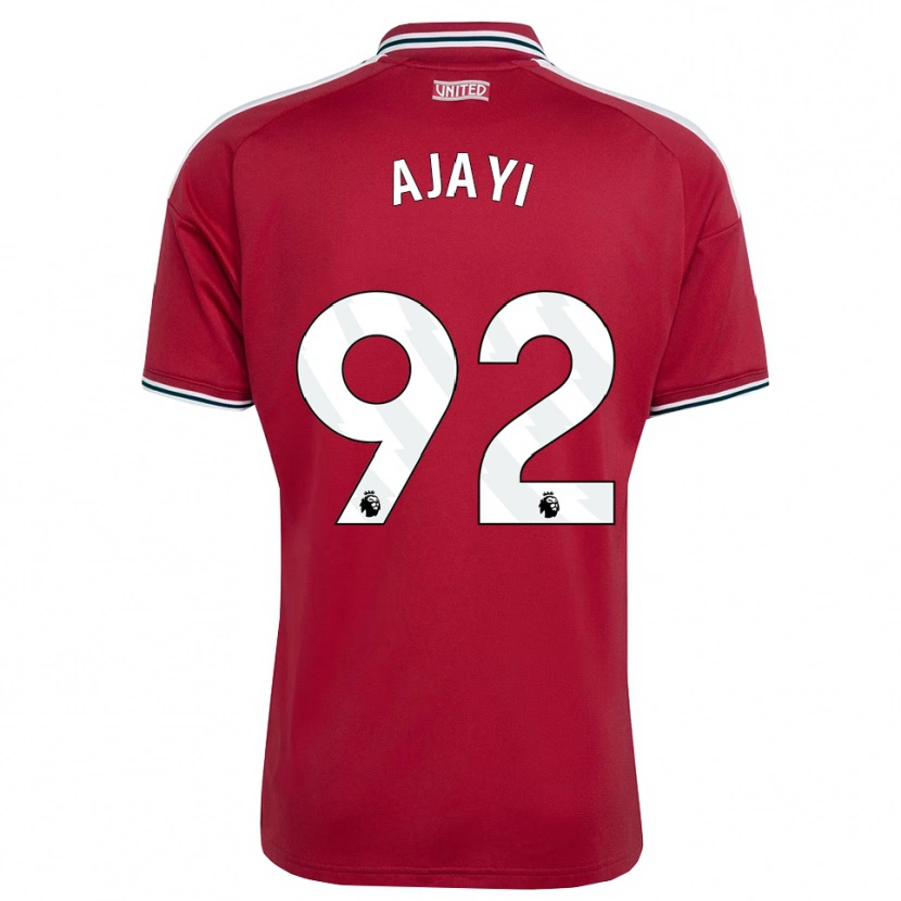 Danxen Kinder Noah Ajayi #92 Rot Gelb Weiß Heimtrikot Trikot 2026/27 T-Shirt Österreich