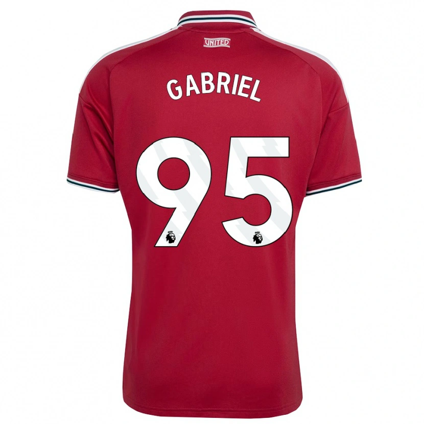 Danxen Kinder Jj Gabriel #95 Rot Gelb Weiß Heimtrikot Trikot 2026/27 T-Shirt Österreich