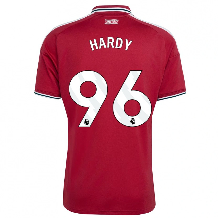 Danxen Kinder Charlie Hardy #96 Rot Gelb Weiß Heimtrikot Trikot 2026/27 T-Shirt Österreich