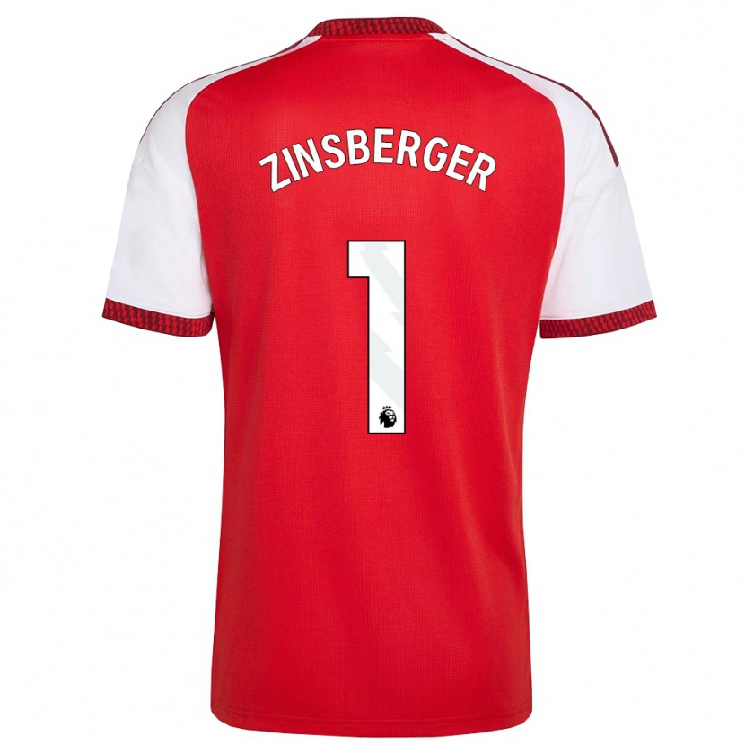 Danxen Kinder Manuela Zinsberger #1 Rot Weiß Schwarz Heimtrikot Trikot 2026/27 T-Shirt Österreich