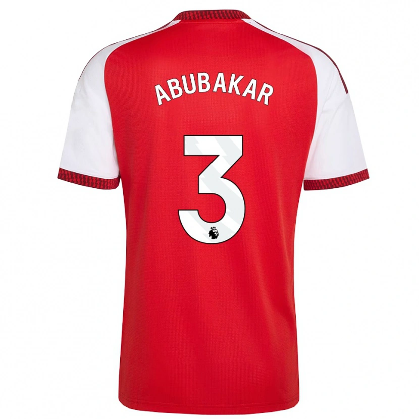 Danxen Kinder Hakeem Abubakar #3 Rot Weiß Schwarz Heimtrikot Trikot 2026/27 T-Shirt Österreich