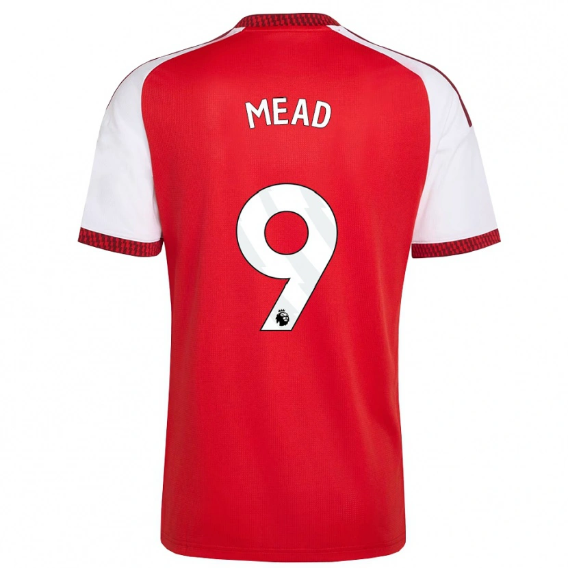 Danxen Kinder Beth Mead #9 Rot Weiß Schwarz Heimtrikot Trikot 2026/27 T-Shirt Österreich