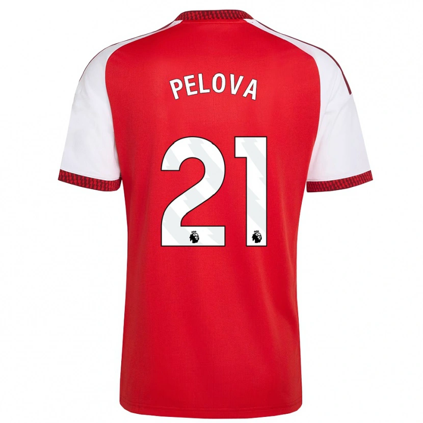 Danxen Kinder Victoria Pelova #21 Rot Weiß Schwarz Heimtrikot Trikot 2026/27 T-Shirt Österreich