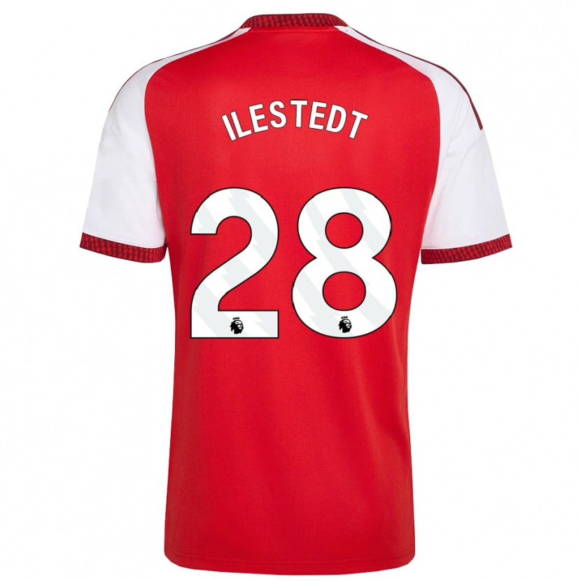 Danxen Kinder Amanda Ilestedt #28 Rot Weiß Schwarz Heimtrikot Trikot 2026/27 T-Shirt Österreich
