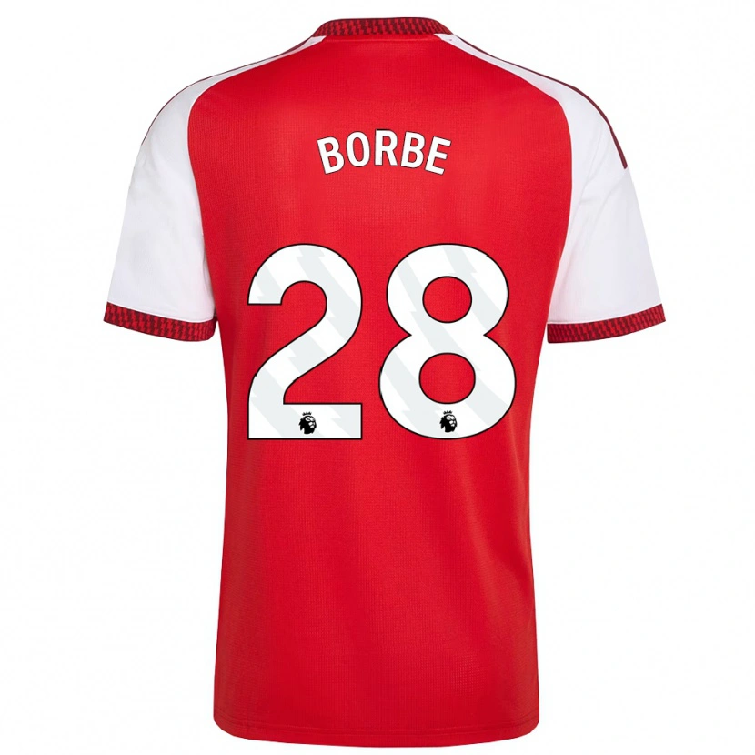 Danxen Kinder Anneke Borbe #28 Rot Weiß Schwarz Heimtrikot Trikot 2026/27 T-Shirt Österreich