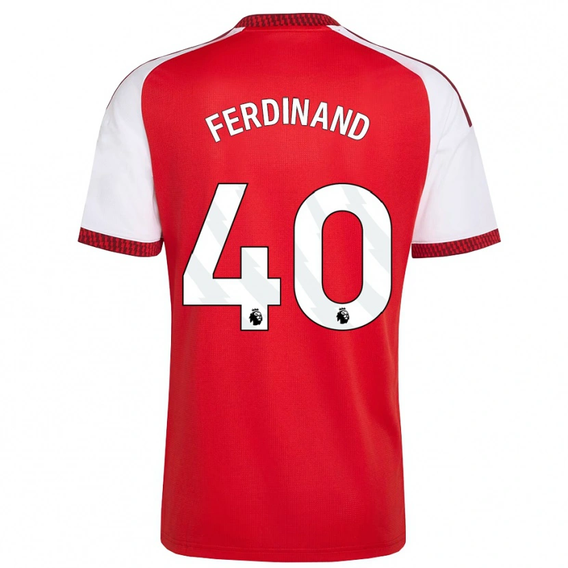 Danxen Kinder Seb Ferdinand #40 Rot Weiß Schwarz Heimtrikot Trikot 2026/27 T-Shirt Österreich