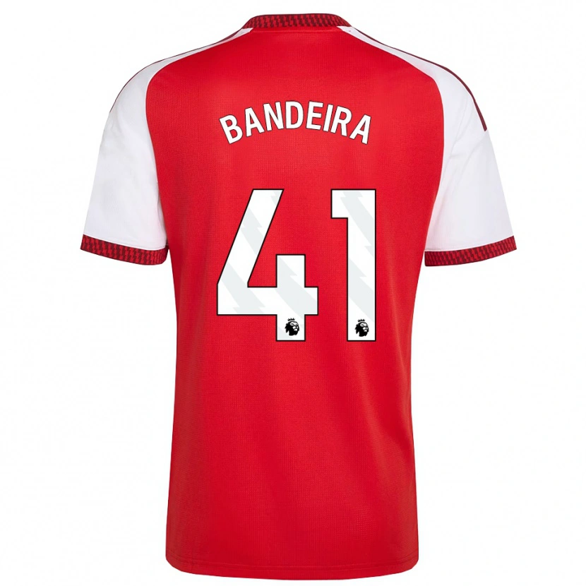 Danxen Kinder Mauro Bandeira #41 Rot Weiß Schwarz Heimtrikot Trikot 2026/27 T-Shirt Österreich