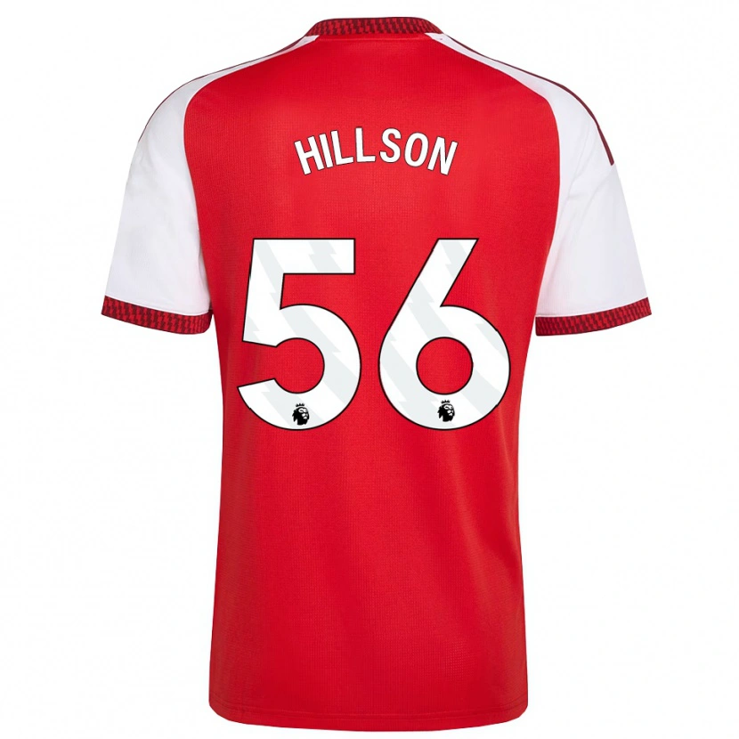 Danxen Kinder James Hillson #56 Rot Weiß Schwarz Heimtrikot Trikot 2026/27 T-Shirt Österreich