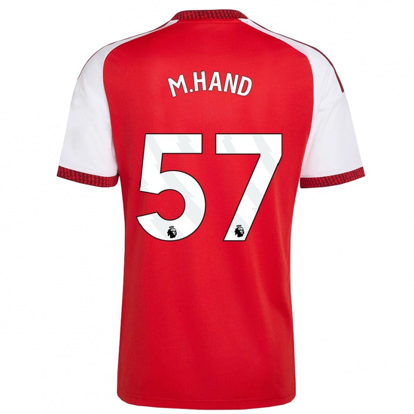 Danxen Kinder Ismail Oulad M'hand #57 Rot Weiß Schwarz Heimtrikot Trikot 2026/27 T-Shirt Österreich