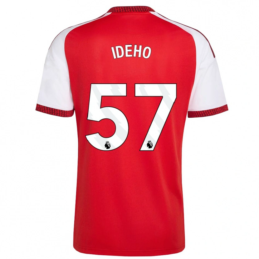 Danxen Kinder Joel Ideho #57 Rot Weiß Schwarz Heimtrikot Trikot 2026/27 T-Shirt Österreich