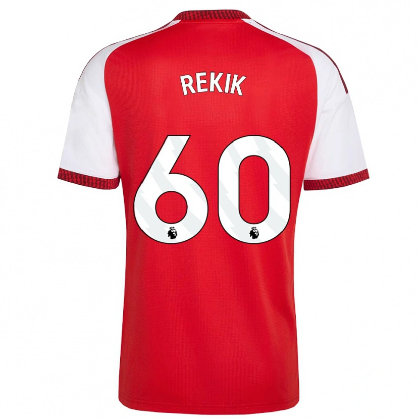Danxen Kinder Omar Rekik #60 Rot Weiß Schwarz Heimtrikot Trikot 2026/27 T-Shirt Österreich