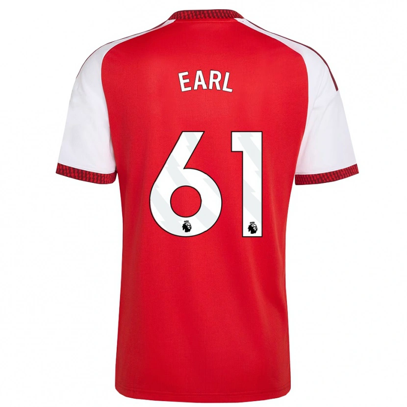 Danxen Kinder Madison Earl #61 Rot Weiß Schwarz Heimtrikot Trikot 2026/27 T-Shirt Österreich