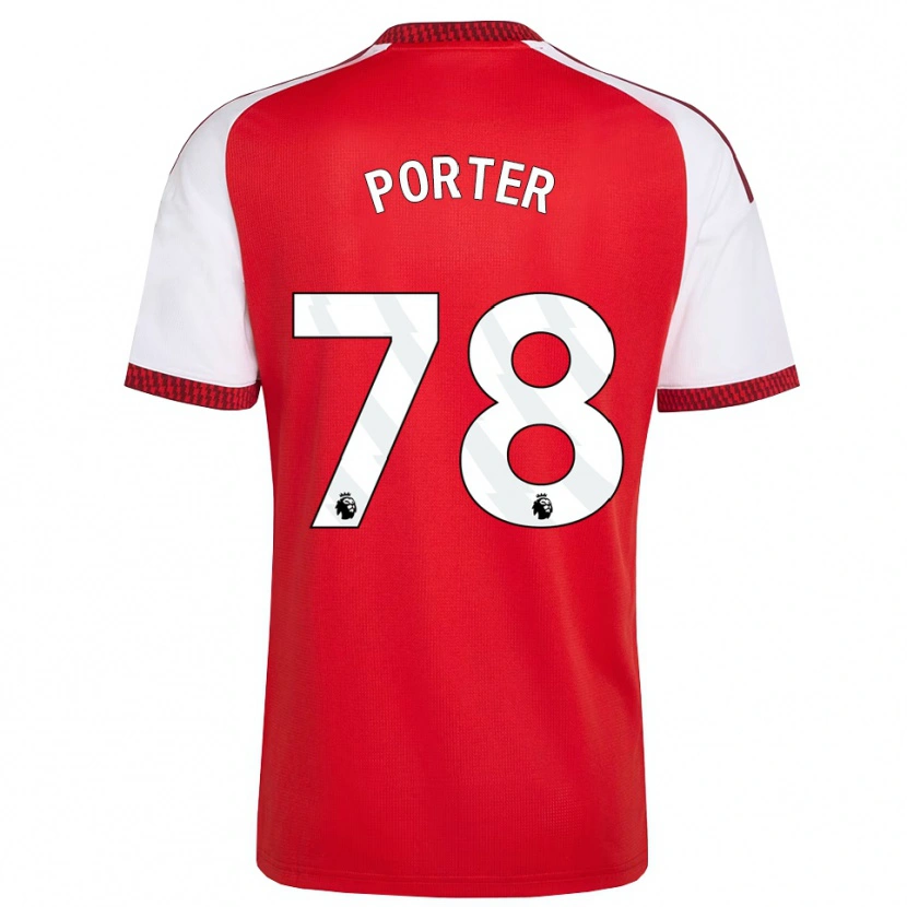 Danxen Kinder Jack Porter #78 Rot Weiß Schwarz Heimtrikot Trikot 2026/27 T-Shirt Österreich