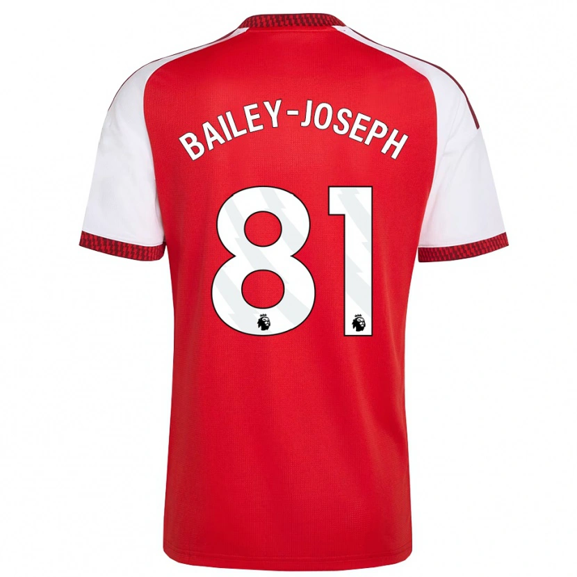 Danxen Kinder Brando Bailey-Joseph #81 Rot Weiß Schwarz Heimtrikot Trikot 2026/27 T-Shirt Österreich