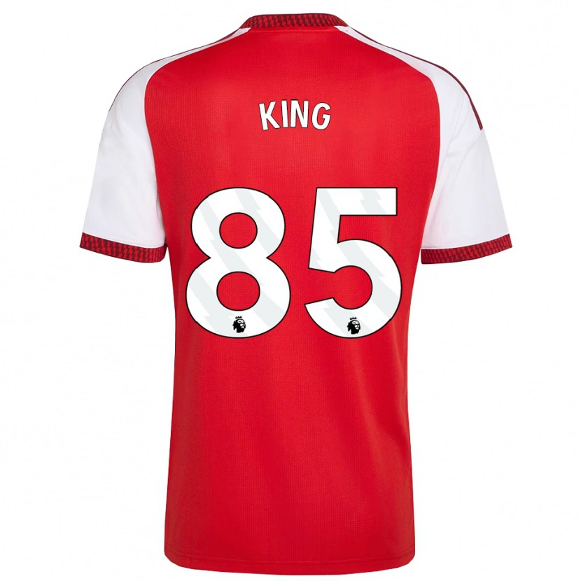 Danxen Kinder Josiah King #85 Rot Weiß Schwarz Heimtrikot Trikot 2026/27 T-Shirt Österreich