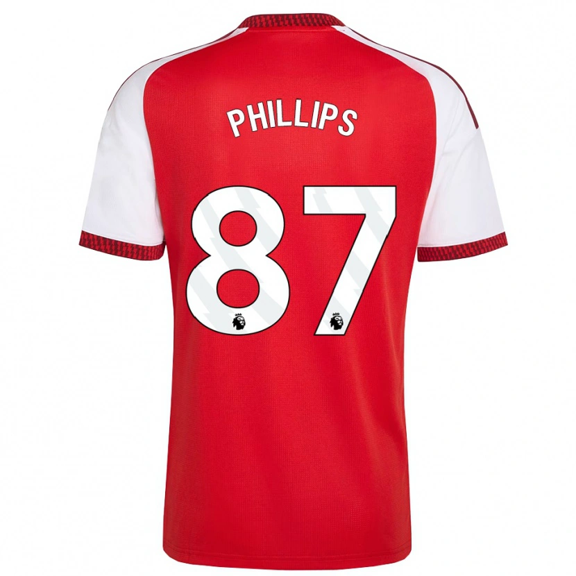 Danxen Kinder Bowen Phillips #87 Rot Weiß Schwarz Heimtrikot Trikot 2026/27 T-Shirt Österreich