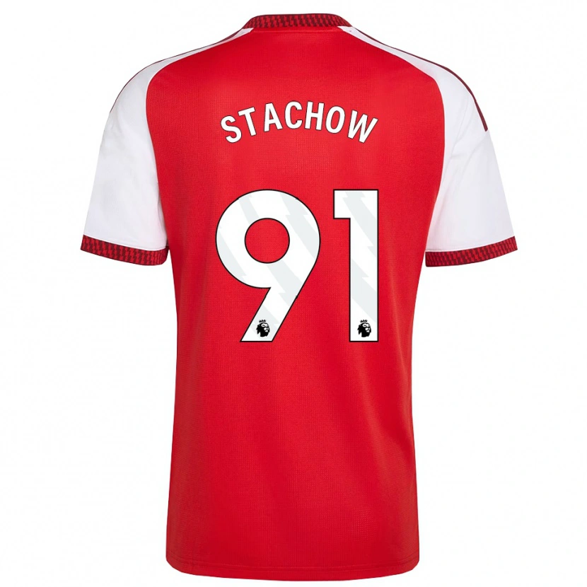 Danxen Kinder Patrick Stachow #91 Rot Weiß Schwarz Heimtrikot Trikot 2026/27 T-Shirt Österreich