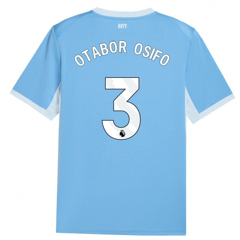 Danxen Kinder Prince Otabor Osifo #3 Hellhimmelblau Weiß Heimtrikot Trikot 2026/27 T-Shirt Österreich