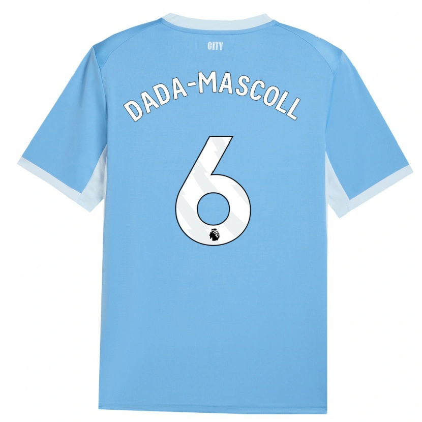 Danxen Kinder Isaiah Dada-Mascoll #6 Hellhimmelblau Weiß Heimtrikot Trikot 2026/27 T-Shirt Österreich