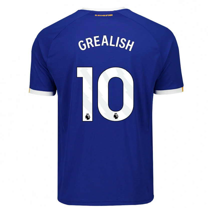 Danxen Kinder Jack Grealish #10 Blau Weiß Gelb Heimtrikot Trikot 2026/27 T-Shirt Österreich