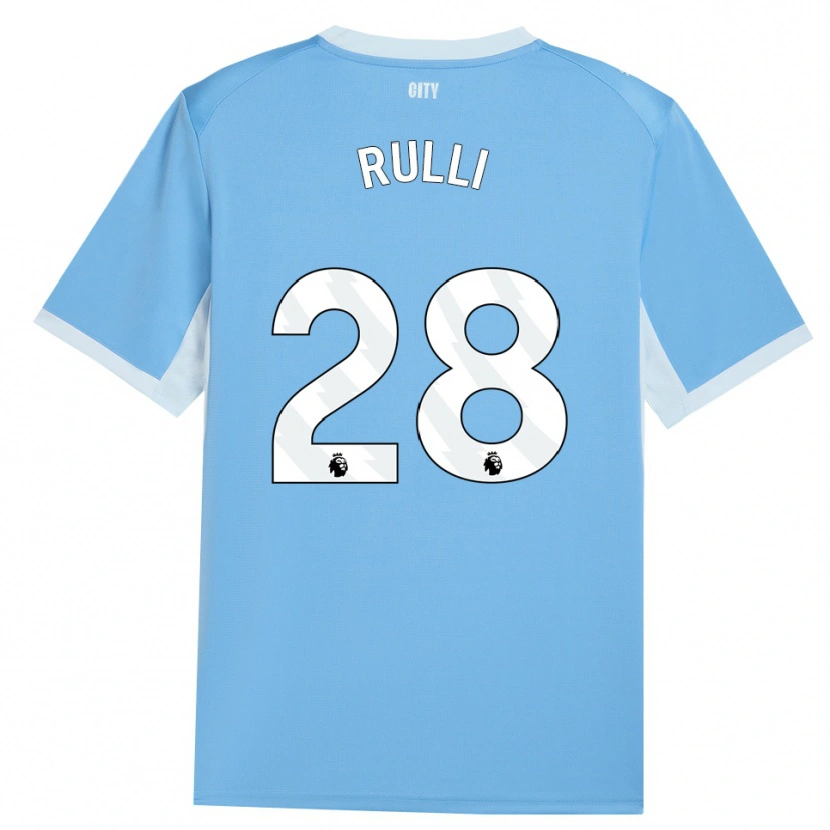 Danxen Kinder Gerónimo Rulli #28 Hellhimmelblau Weiß Heimtrikot Trikot 2026/27 T-Shirt Österreich
