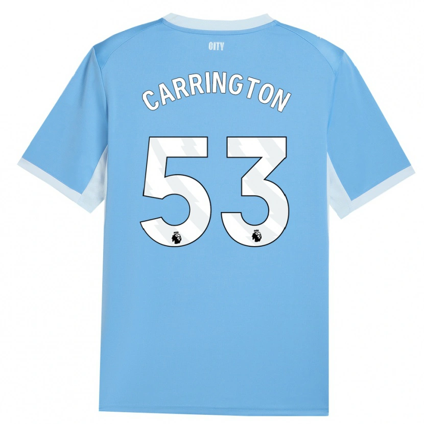 Danxen Kinder Ezra Carrington #53 Hellhimmelblau Weiß Heimtrikot Trikot 2026/27 T-Shirt Österreich