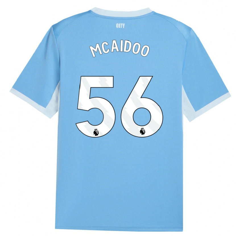 Danxen Kinder Ryan Mcaidoo #56 Hellhimmelblau Weiß Heimtrikot Trikot 2026/27 T-Shirt Österreich