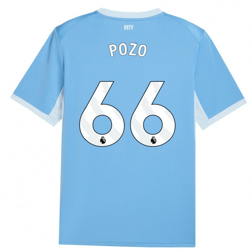Danxen Kinder Iker Pozo #66 Hellhimmelblau Weiß Heimtrikot Trikot 2026/27 T-Shirt Österreich