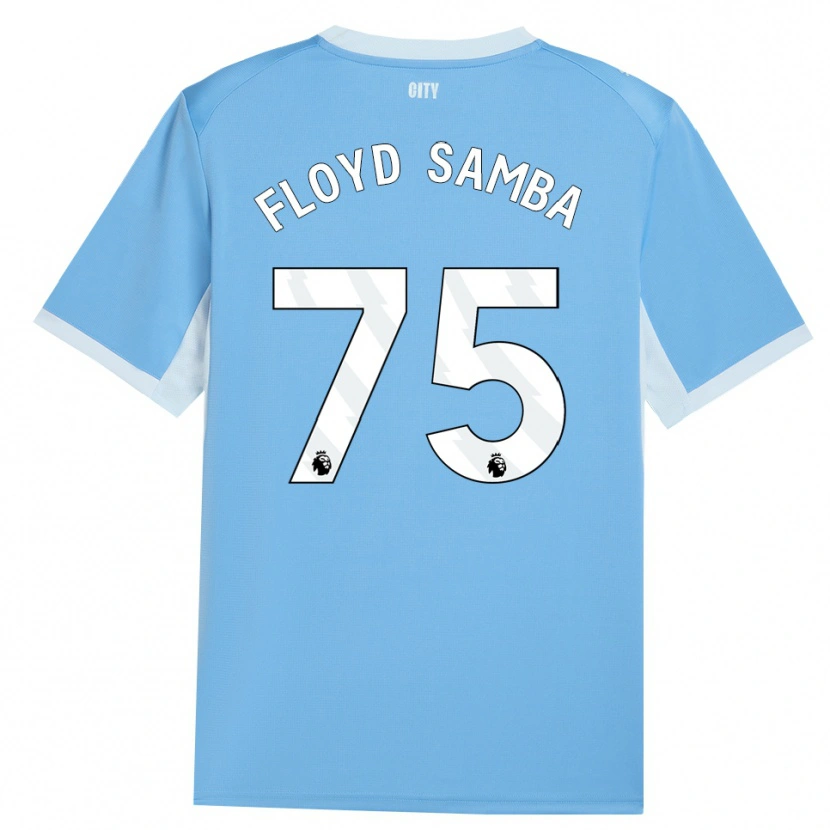 Danxen Kinder Floyd Samba #75 Hellhimmelblau Weiß Heimtrikot Trikot 2026/27 T-Shirt Österreich