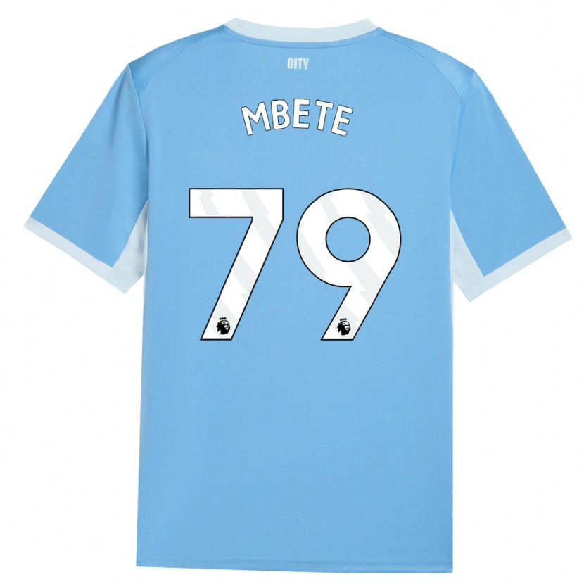 Danxen Kinder Luke Mbete #79 Hellhimmelblau Weiß Heimtrikot Trikot 2026/27 T-Shirt Österreich