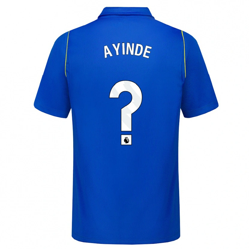 Danxen Kinder Emmanuel Ayinde #0 Blau Gelb Heimtrikot Trikot 2026/27 T-Shirt Österreich