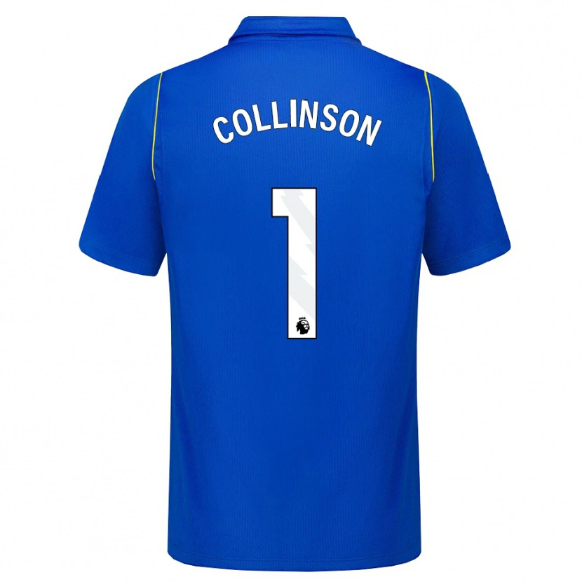 Danxen Kinder Isaac Collinson #1 Blau Gelb Heimtrikot Trikot 2026/27 T-Shirt Österreich