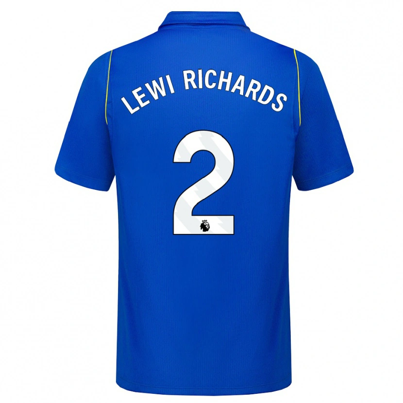 Danxen Kinder Lewi Richards #2 Blau Gelb Heimtrikot Trikot 2026/27 T-Shirt Österreich