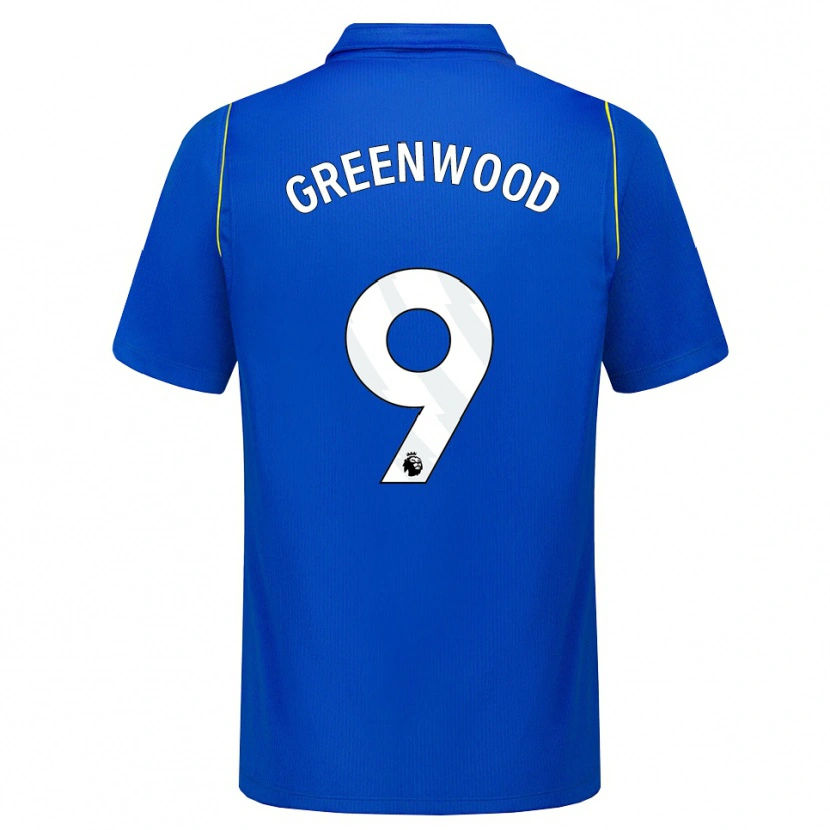 Danxen Kinder Jashayde Greenwood #9 Blau Gelb Heimtrikot Trikot 2026/27 T-Shirt Österreich