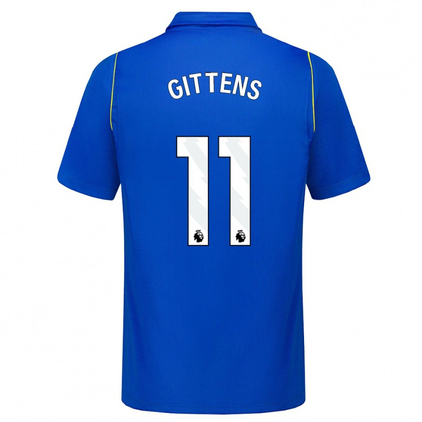 Danxen Kinder Jamie Gittens #11 Blau Gelb Heimtrikot Trikot 2026/27 T-Shirt Österreich