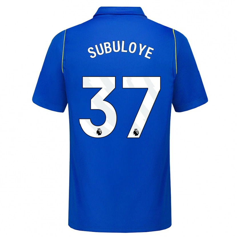 Danxen Kinder Olutayo Subuloye #37 Blau Gelb Heimtrikot Trikot 2026/27 T-Shirt Österreich