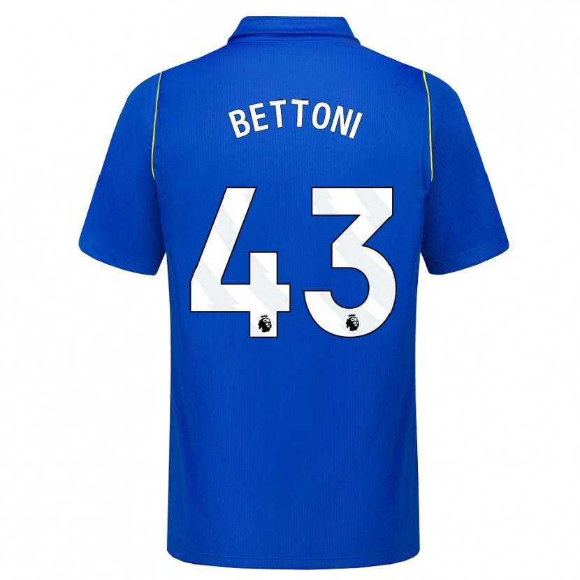 Danxen Kinder Harrison Bettoni #43 Blau Gelb Heimtrikot Trikot 2026/27 T-Shirt Österreich