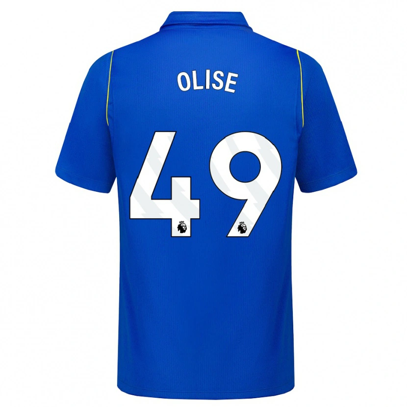 Danxen Kinder Richard Olise #49 Blau Gelb Heimtrikot Trikot 2026/27 T-Shirt Österreich