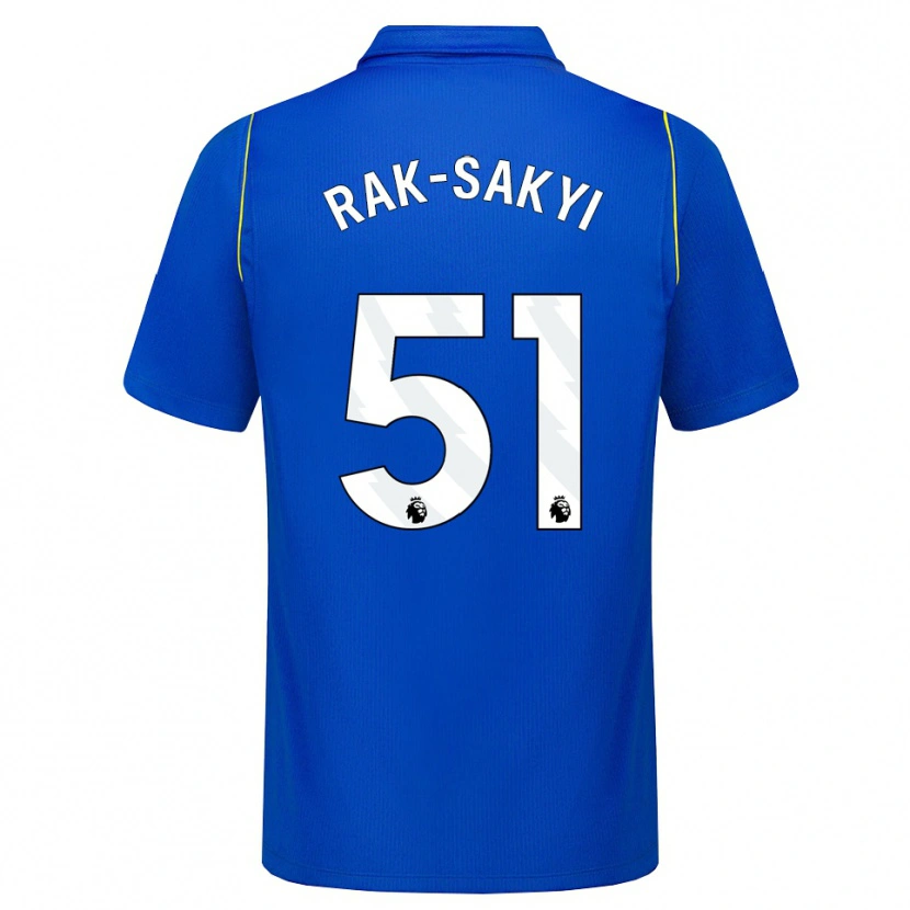 Danxen Kinder Sam Rak-Sakyi #51 Blau Gelb Heimtrikot Trikot 2026/27 T-Shirt Österreich