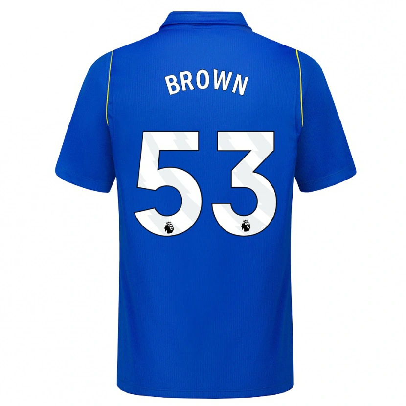 Danxen Kinder Lola Brown #53 Blau Gelb Heimtrikot Trikot 2026/27 T-Shirt Österreich