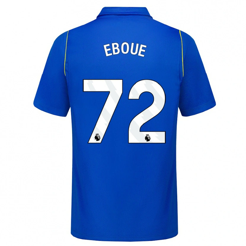 Danxen Kinder Mathis Eboué #72 Blau Gelb Heimtrikot Trikot 2026/27 T-Shirt Österreich