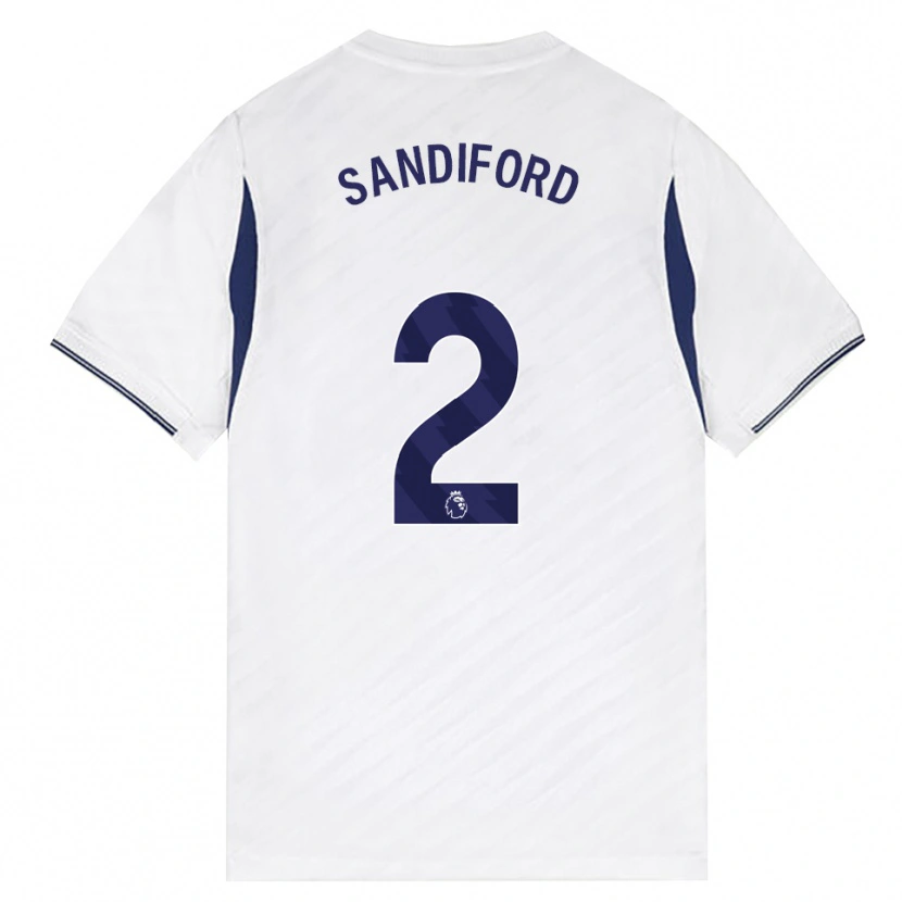 Danxen Kinder Oscar Sandiford #2 Weiß Rot Violett Heimtrikot Trikot 2026/27 T-Shirt Österreich