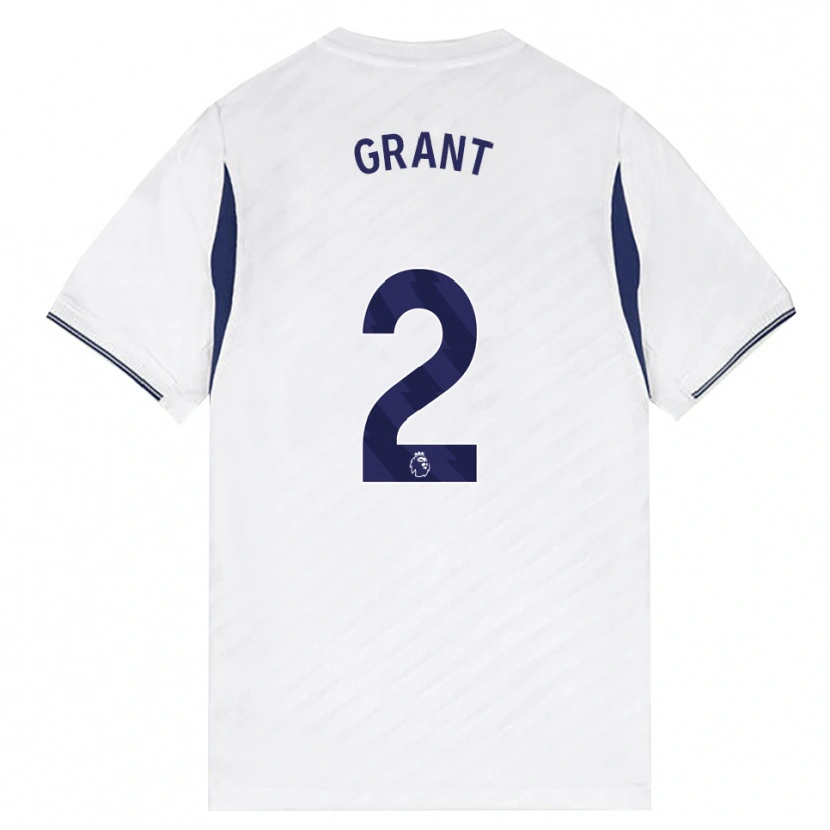 Danxen Kinder Charlotte Grant #2 Weiß Rot Violett Heimtrikot Trikot 2026/27 T-Shirt Österreich