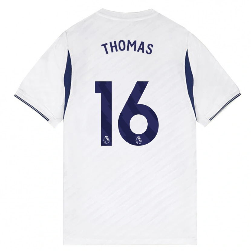 Danxen Kinder Cameron Thomas #16 Weiß Rot Violett Heimtrikot Trikot 2026/27 T-Shirt Österreich