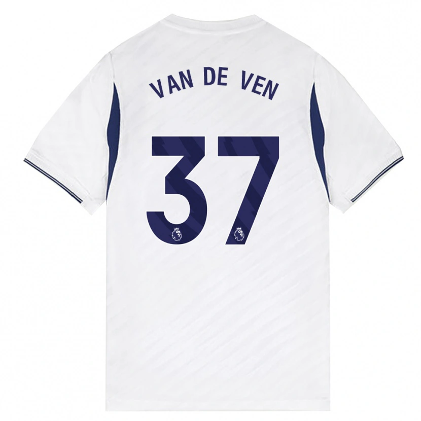 Danxen Kinder Micky Van De Ven #37 Weiß Rot Violett Heimtrikot Trikot 2026/27 T-Shirt Österreich