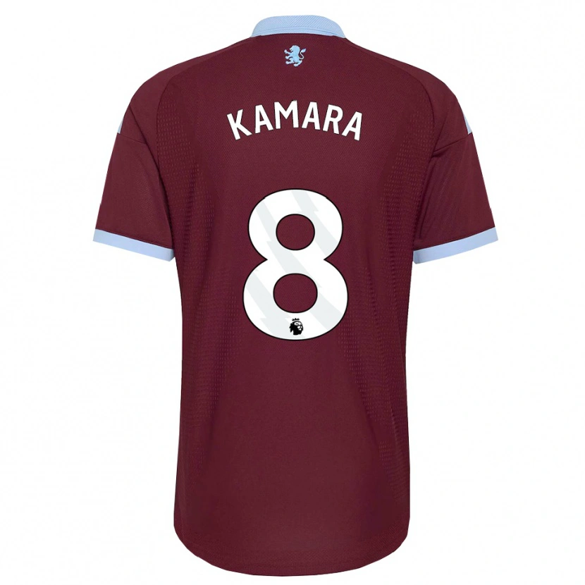 Danxen Kinder Boubacar Kamara #8 Kornblumenblau Burgund Heimtrikot Trikot 2026/27 T-Shirt Österreich