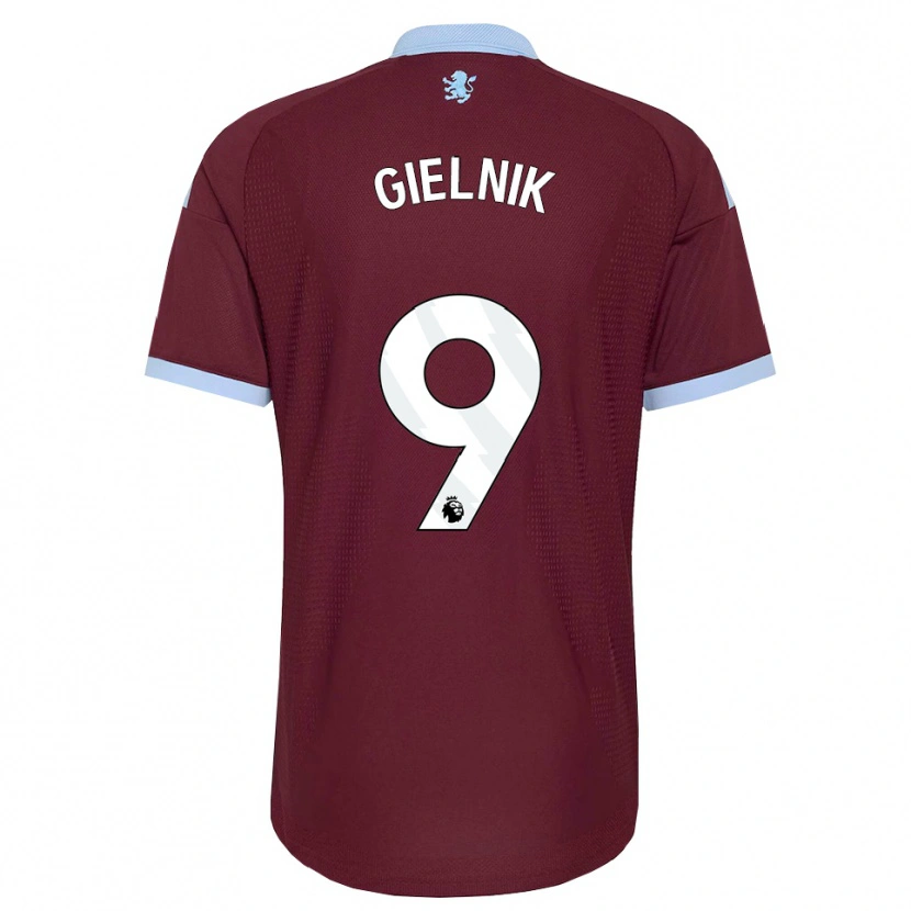 Danxen Kinder Emily Gielnik #9 Kornblumenblau Burgund Heimtrikot Trikot 2026/27 T-Shirt Österreich